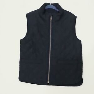 Crewcuts Blue Quilted Vest Boys Size 4-5 Sleeveless Zip Up Pockets Pre-owned